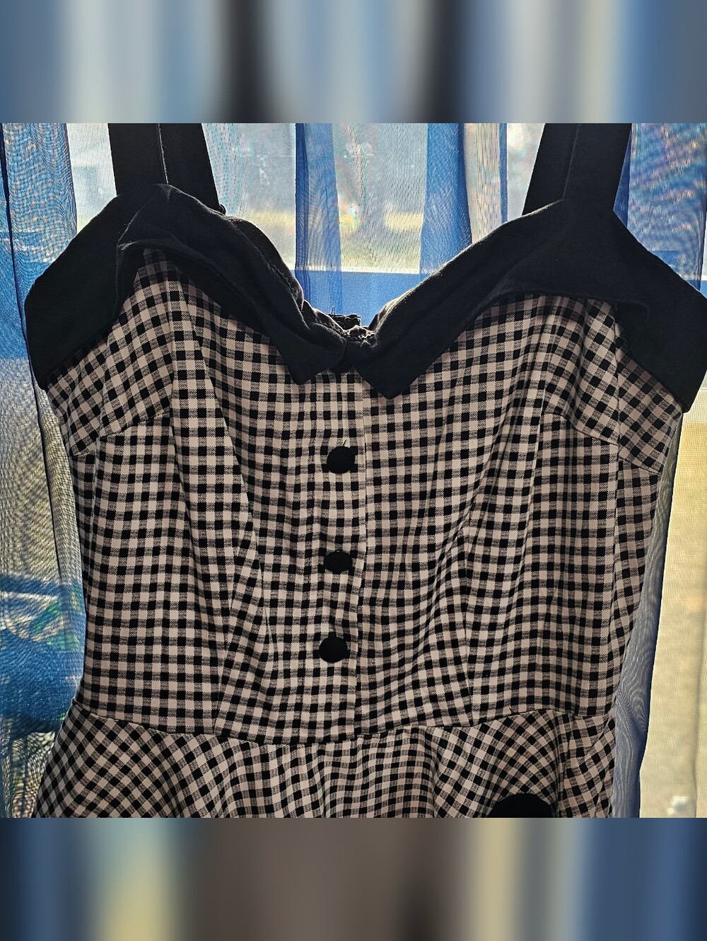 PUG Betsey Dress In Gingham - Picture 3 of 5